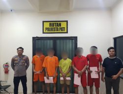 Polresta Pati Ungkap Kasus Gangster Bersenjata Tajam, Tujuh Pelaku Diamankan Jelang Aksi Tawuran