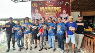Hari Bhayangkara ke-80, Polresta Pati Ajak Warga Mancing Bareng Lewat GWK Fishing