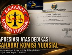 Mantan Ketua SKY, Joko Sutrisno SH Dorong Penguatan Partisipasi Publik Untuk Kawal Integritas Peradilan