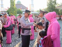 97 Personel Polresta Pati Naik Pangkat, Kapolresta Pati : Jabatan dan Pangkat Harus Diiringi Tanggung Jawab