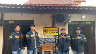 Polisi Gagalkan Peredaran 1.063 Botol Arak Bali di Juwana, Diduga Akan Didistribusikan ke Sejumlah Titik