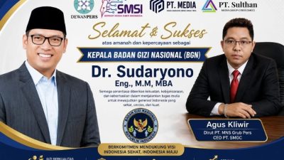 Kepala BGN Berganti, Agus Kliwir Berharap Sudaryono Bawa Energi Baru
