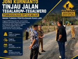 Joni Kurnianto Tinjau Jalan Tegalarum–Tegalwero, Pembangunan Rp10,8 Miliar Masih Tunggu Penyelesaian Ruas Lain ‎