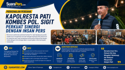 Perkenalan Perdana, Kapolresta Pati Kombes Pol. Sigit, S.I.K., M.H., Perkuat Sinergi dengan Insan Pers