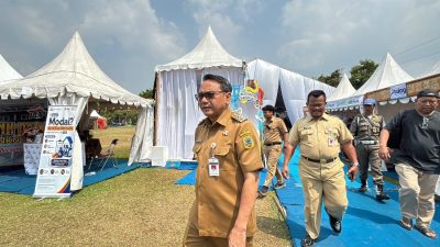 Plt Bupati Soroti Kebersihan di Kawasan Pekan Kreasi 