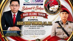 Agus Kliwir Ucapkan Selamat HUT Kasat Narkoba Polresta Pati