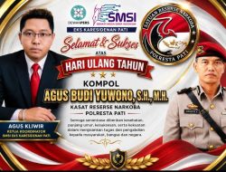 Agus Kliwir Ucapkan Selamat HUT Kasat Narkoba Polresta Pati
