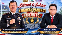 Emban Amanah Baru, Agus Kliwir Apresiasi Kenaikan Pangkat Brigjen Pol Stefanus Satake