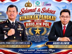 Emban Amanah Baru, Agus Kliwir Apresiasi Kenaikan Pangkat Brigjen Pol Stefanus Satake