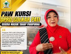 PAW Kursi DPRD Golkar Pati Segera Masuk Tahap Paripurna