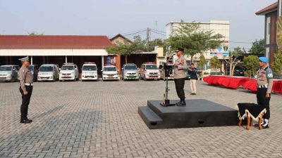 50 Ambulans se-Kabupaten Pati Ikuti Apel Kesiapsiagaan, Kapolresta Pati Tekankan Safety Driving
