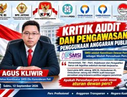 SMSI Soroti Transparansi Anggaran Publikasi Pemerintah, Agus Kliwir Dorong Pemeriksaan Administratif