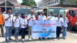 Chandra Lepas Bantuan 100 Tangki Air Bersih untuk Warga Pati